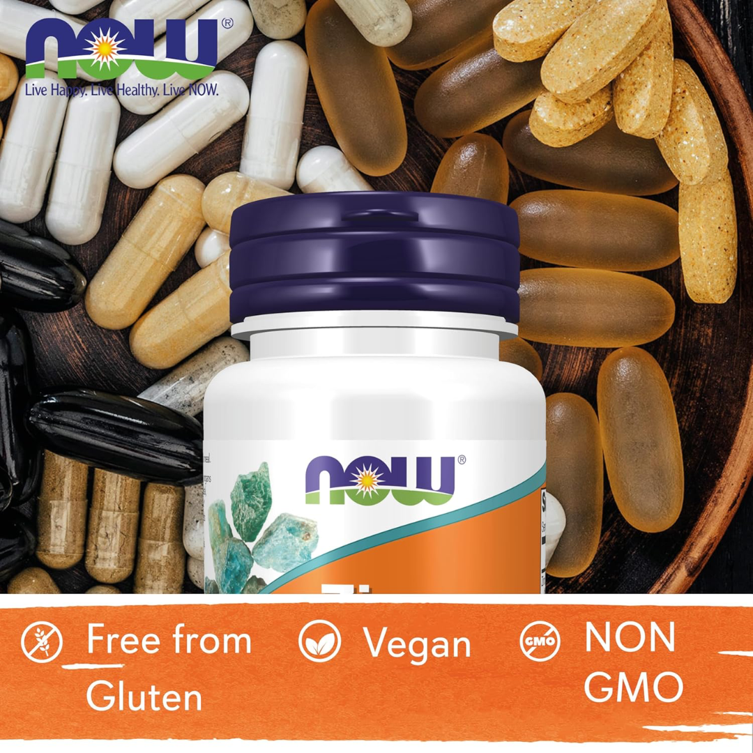 NOW Foods Zinc Picolinate 50MG 60 Veg Capsules
