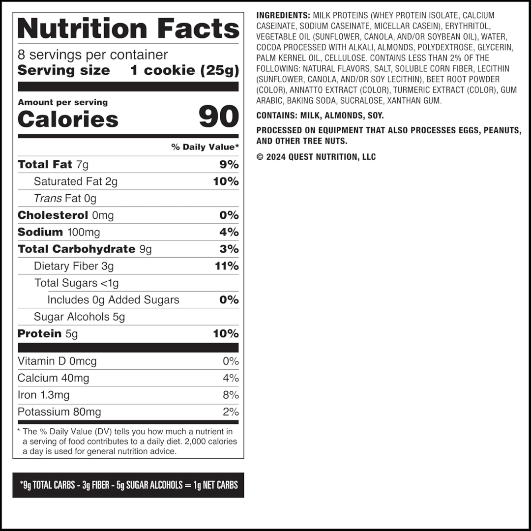 Quest Nutrition Frosted Cookies 8x25g Chocolate Cake
