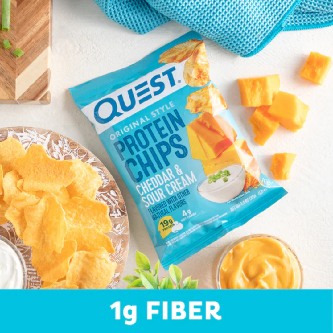 Quest Nutrition Protein Chips 8x32g Cheddar & Sour Cream