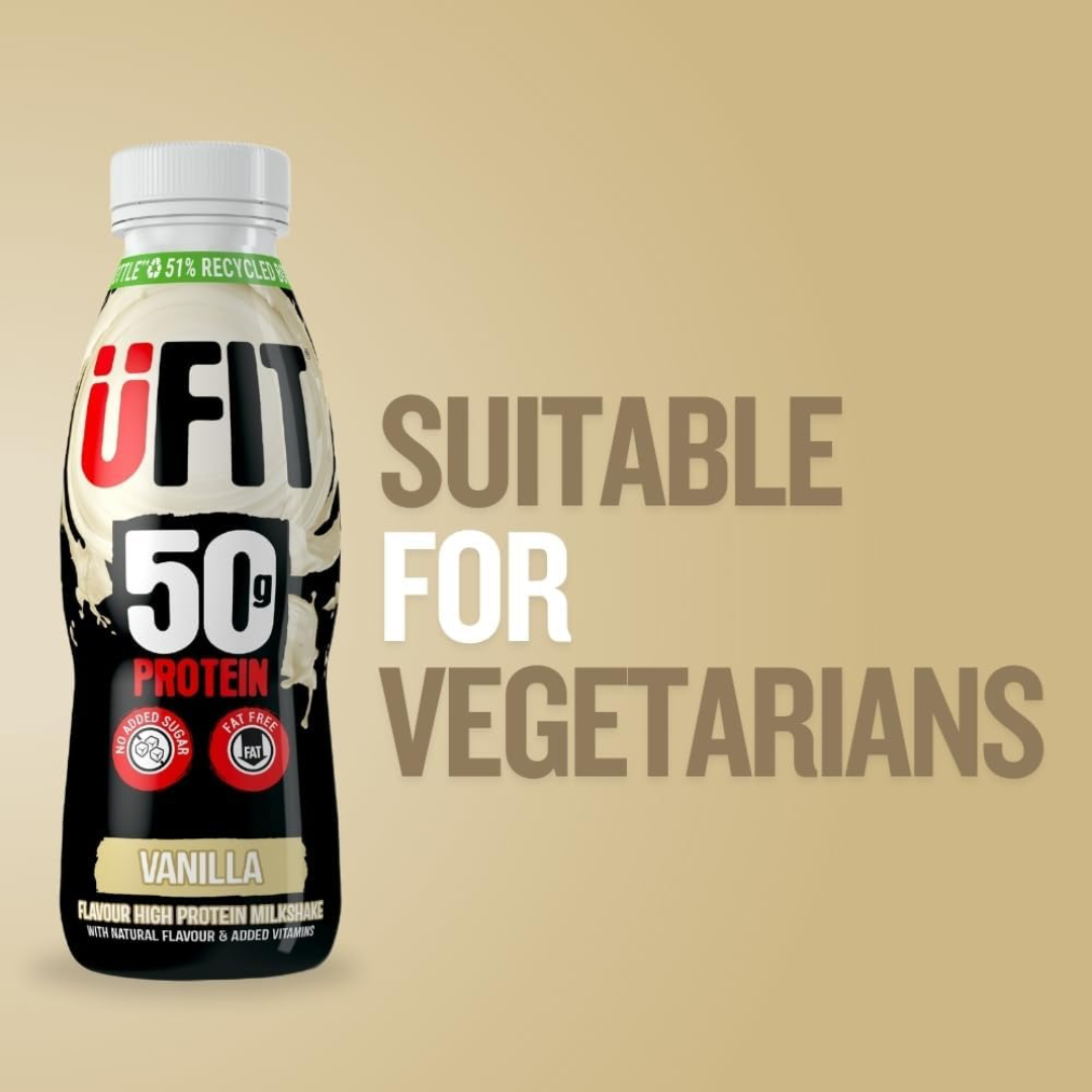 UFIT Protein RTD 8x500ml Vanilla