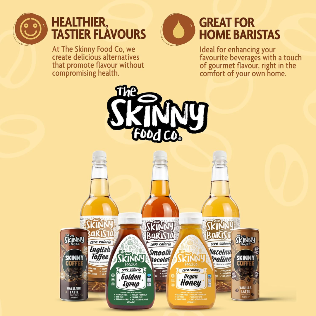 The Skinny Food Co Sugar Free Coffee Syrup 250ml Gingerbread Biscuit