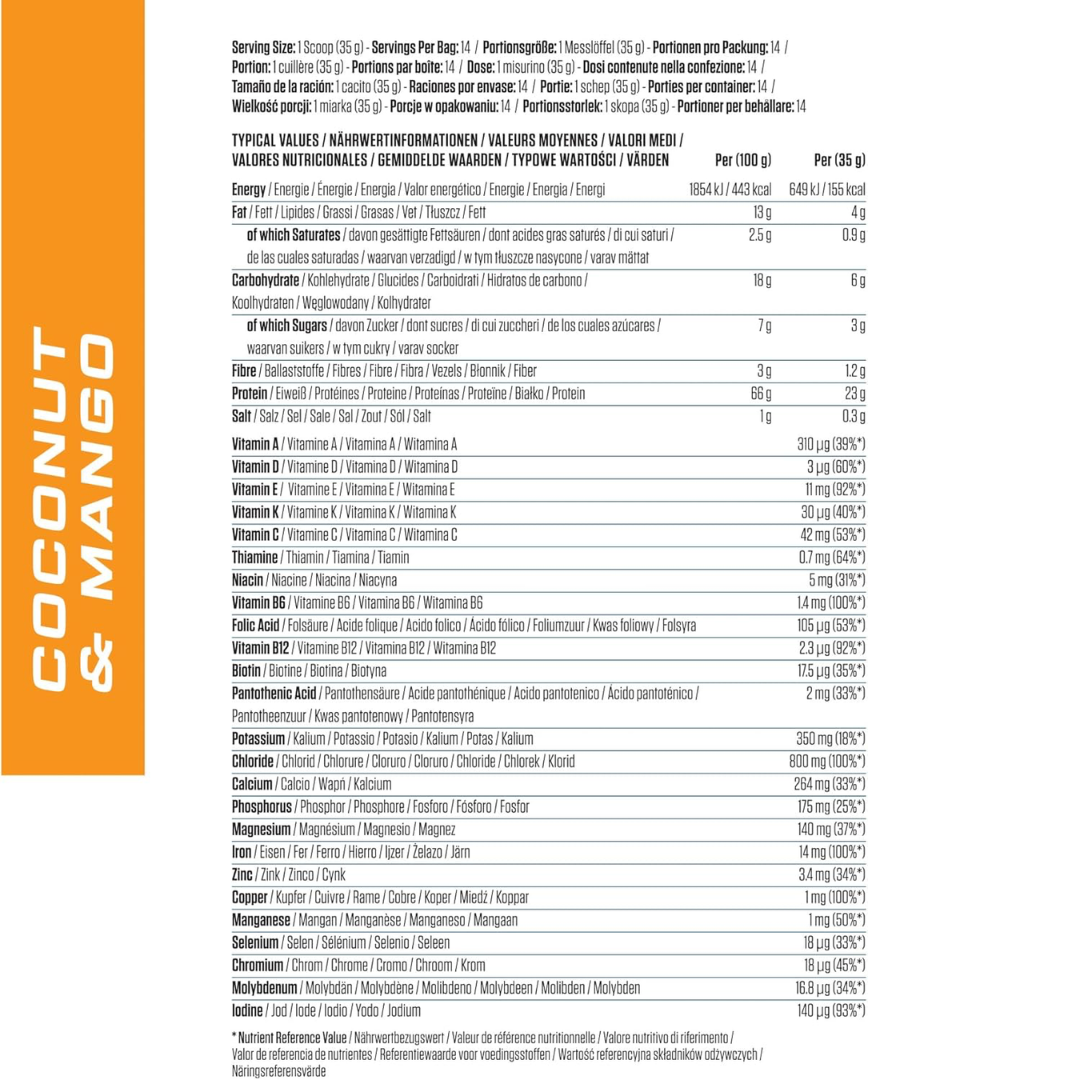 Applied Nutrition Complete Breakfast 490g Coconut & Mango