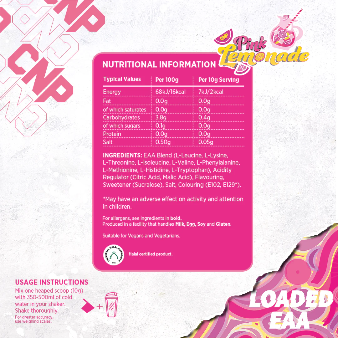 CNP Loaded EAA 300g Pink Lemonade