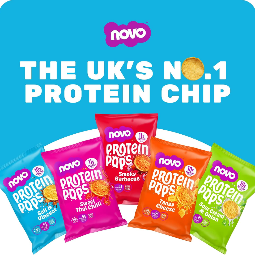 Novo Nutrition Novo Protein Pops 6x45g Salt and Vinegar