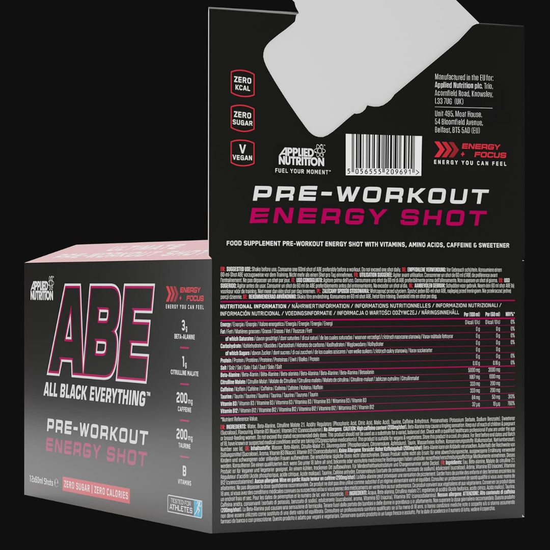 Applied Nutrition ABE (All Black Everything) Shots 60ml Cherry Cola