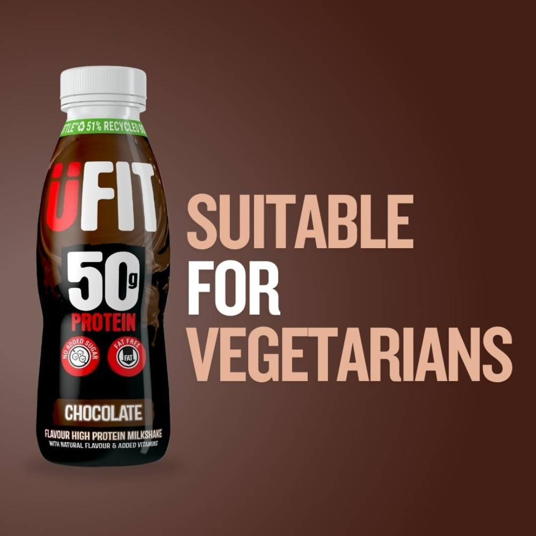 UFIT Protein RTD 8x500ml Chocolate