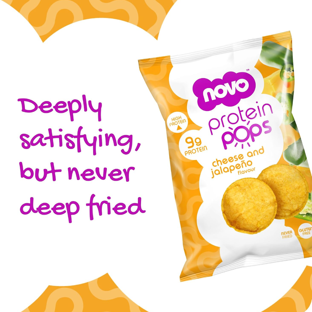 Novo Nutrition Novo Protein Pops 6x45g Cheese and Jalapeno