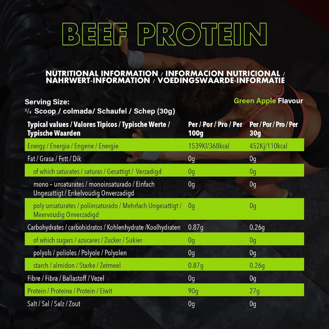 NXT Nutrition Beef Protein Isolate 1.8kg Apple