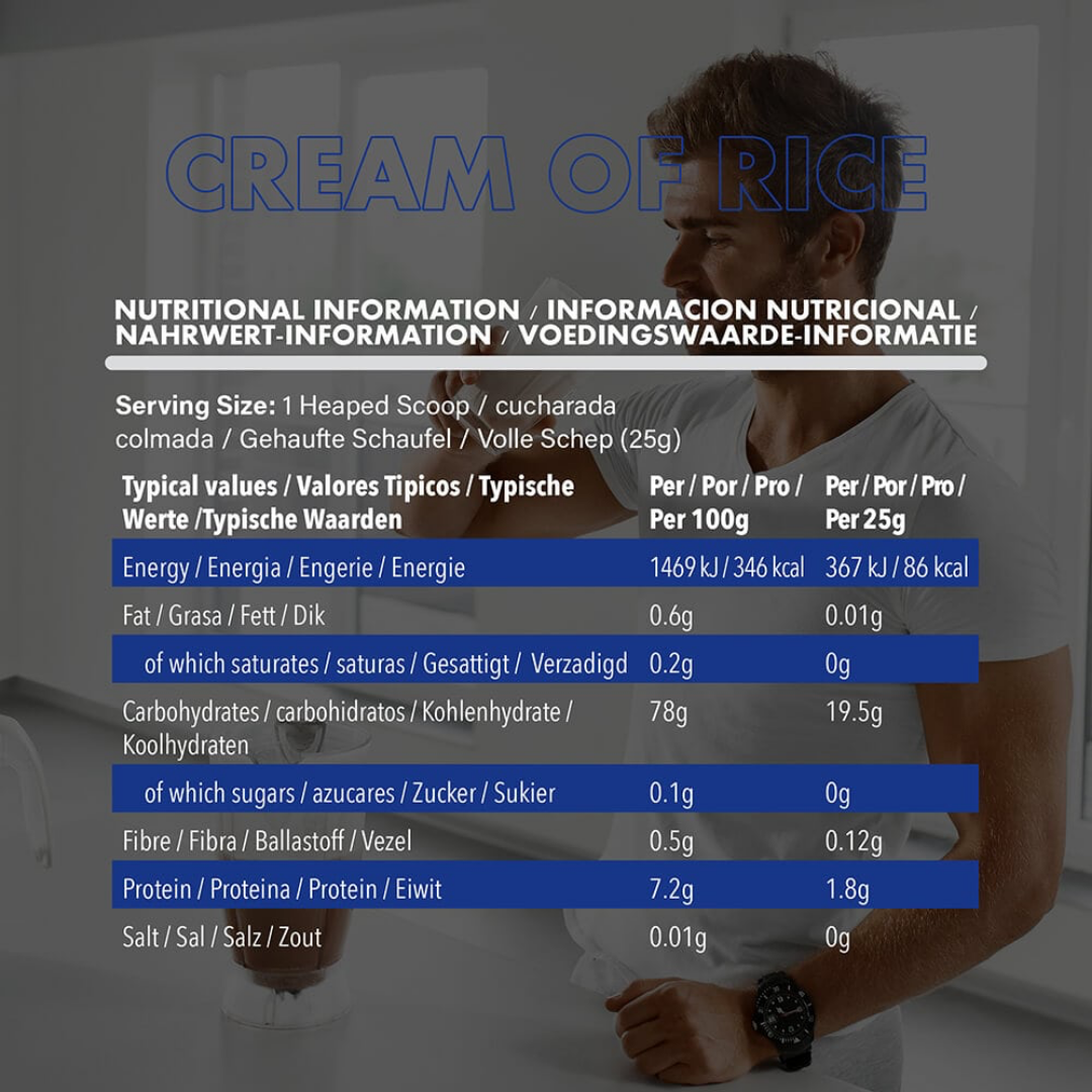 NXT Nutrition Cream of Rice 2kg Blueberry Muffin