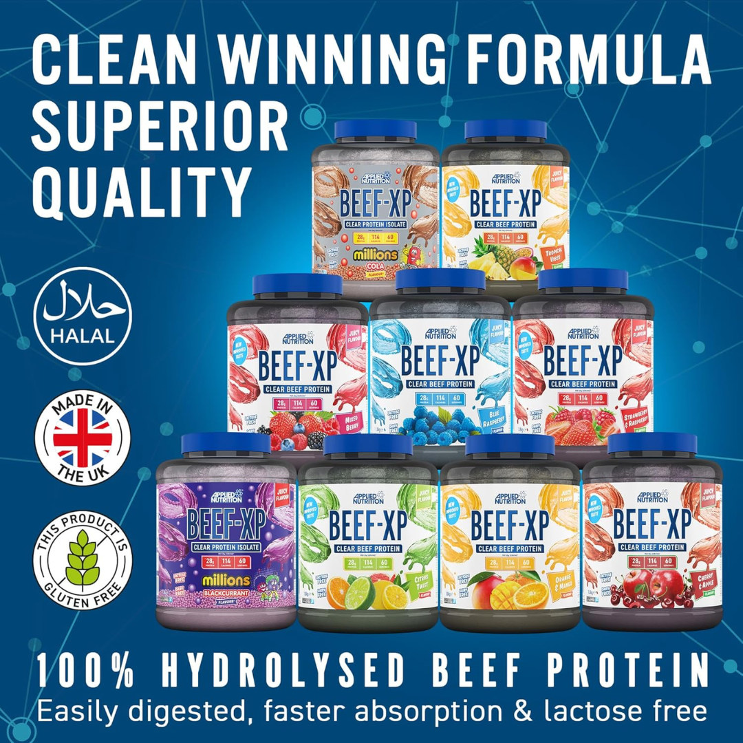 Applied Nutrition Beef XP 150g Strawberry & Raspberry