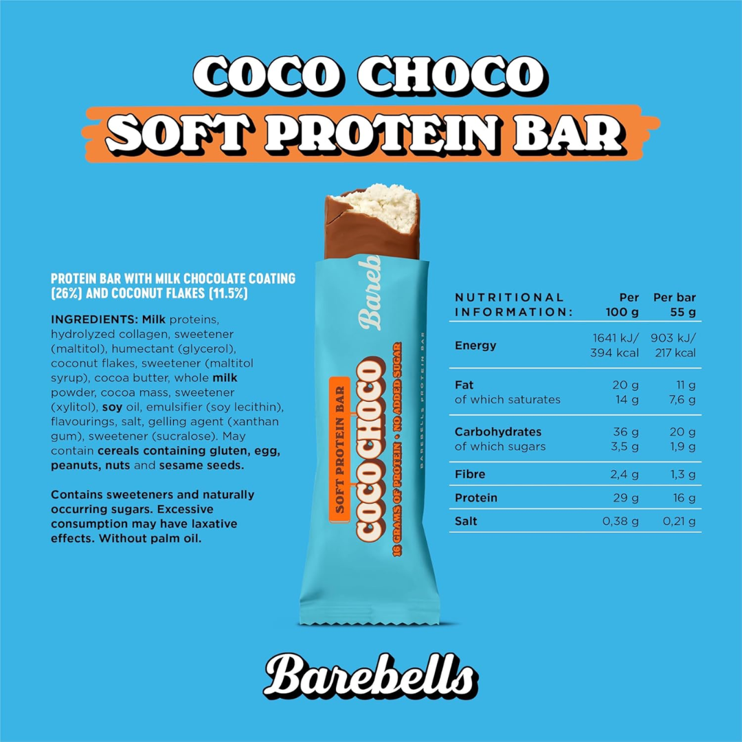 Barebells Soft Protein Bar 55g Coco Choco