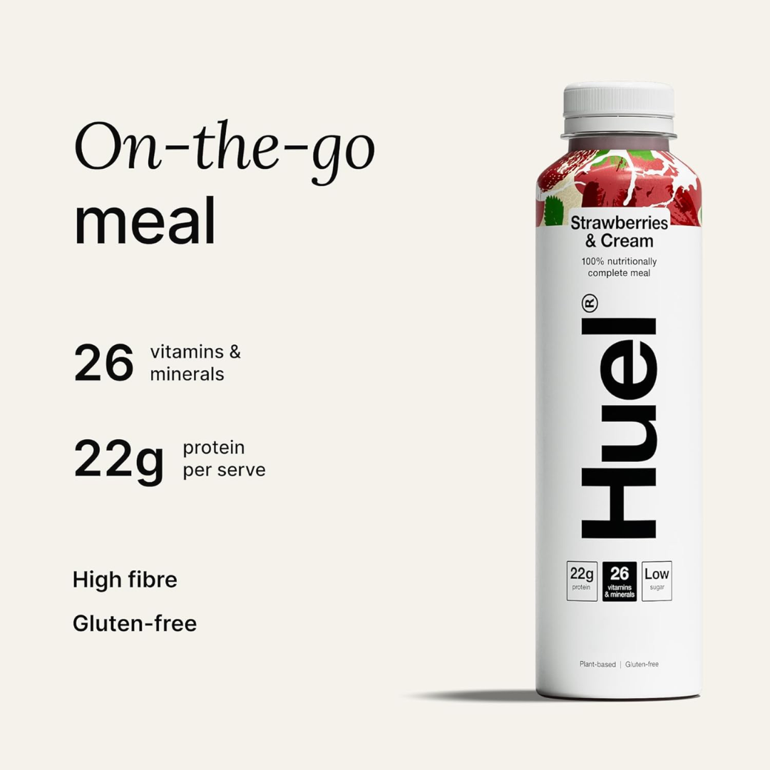 Huel Ready-to Drink 8x500ml - Strawberries & Cream