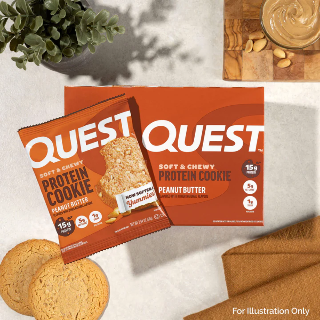 Quest Nutrition Cookie 12x59g Peanut Butter