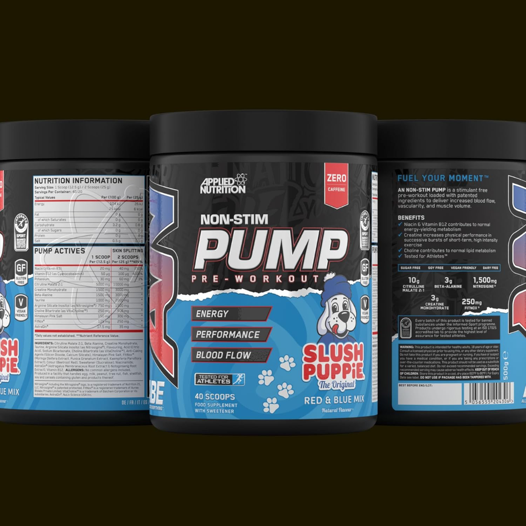 Applied Nutrition ABE (All Black Everything) PUMP Pre-Workout 500g Slush Puppie