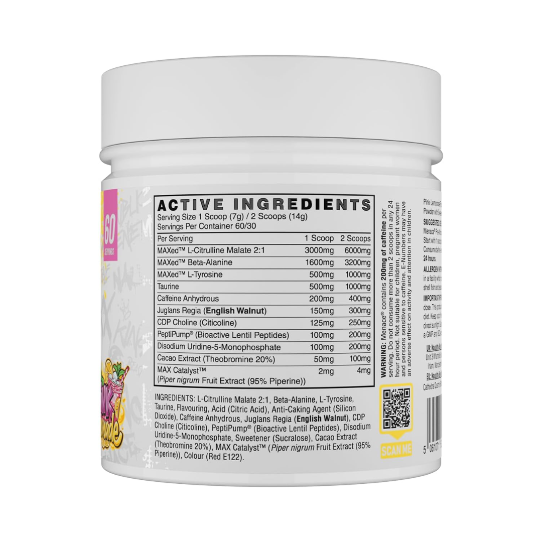 Naughty Boy Menace V2 420g Pink Lemonade 60 Servings
