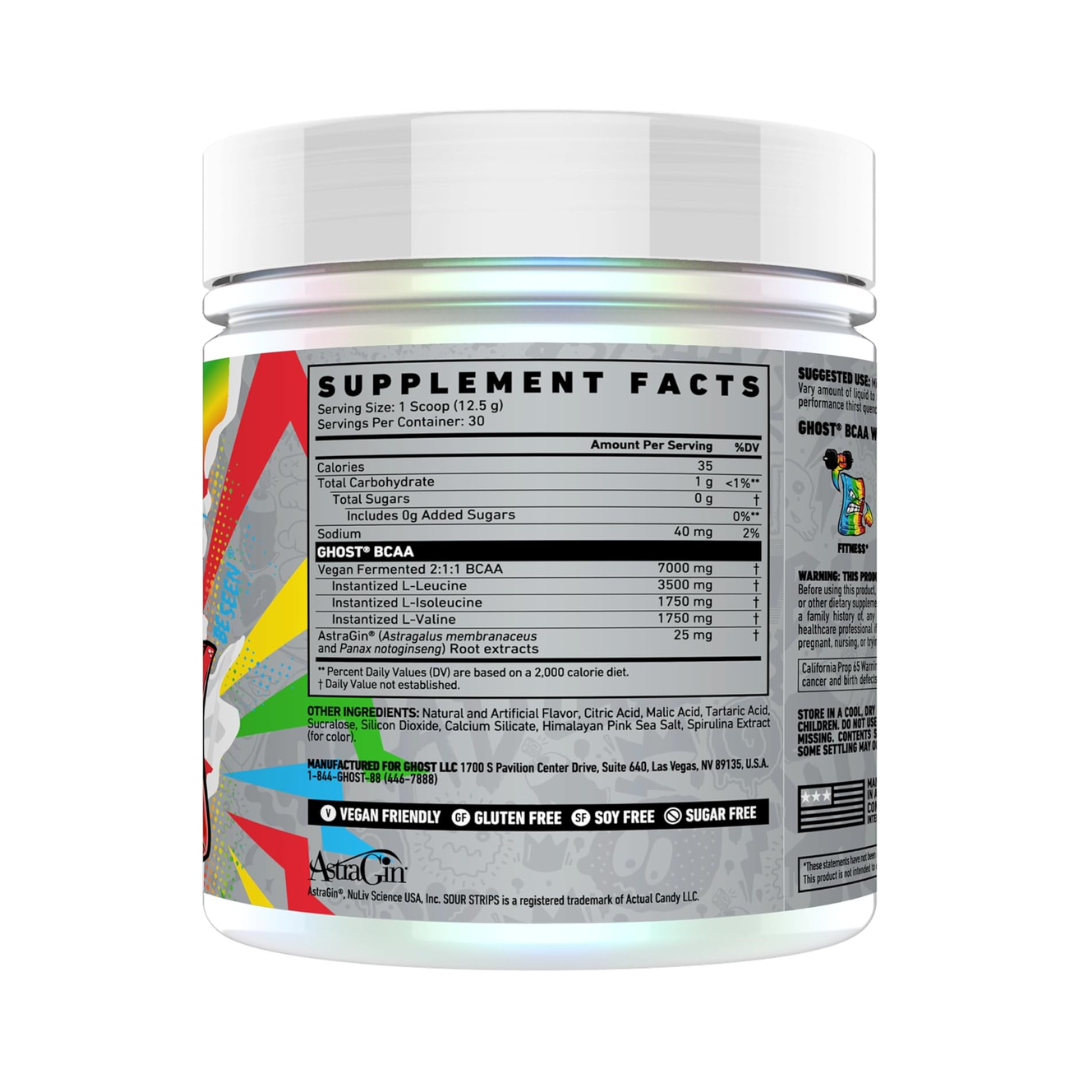 Ghost BCAA V2 330g Rainbow Candy Sour Strips