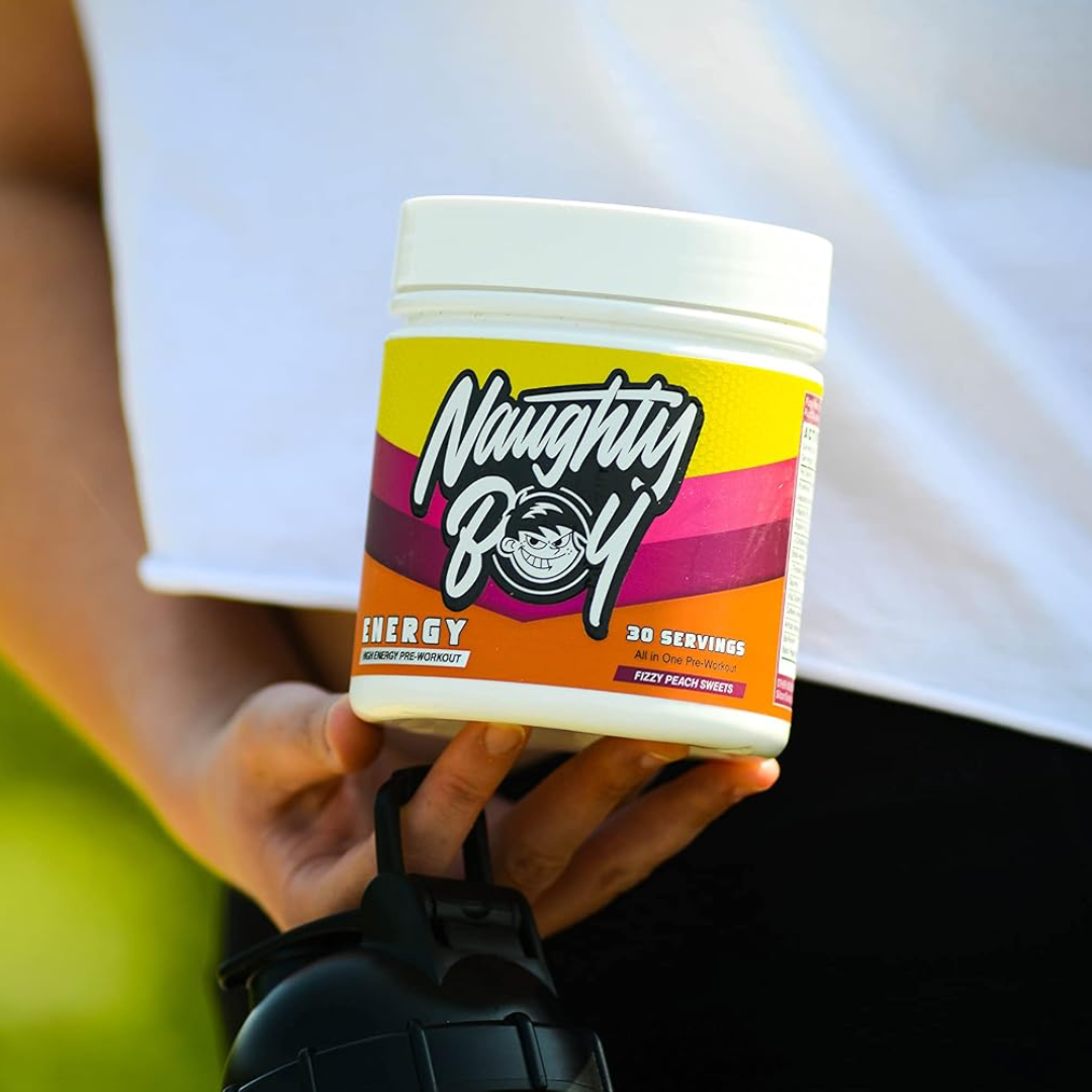 Naughty Boy Energy 390g Orange & Passionfruit