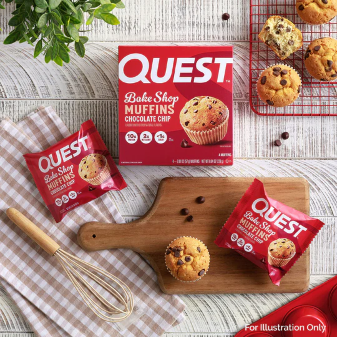 Quest Nutrition Bakeshop Muffin 8x57g Chocolate Chip