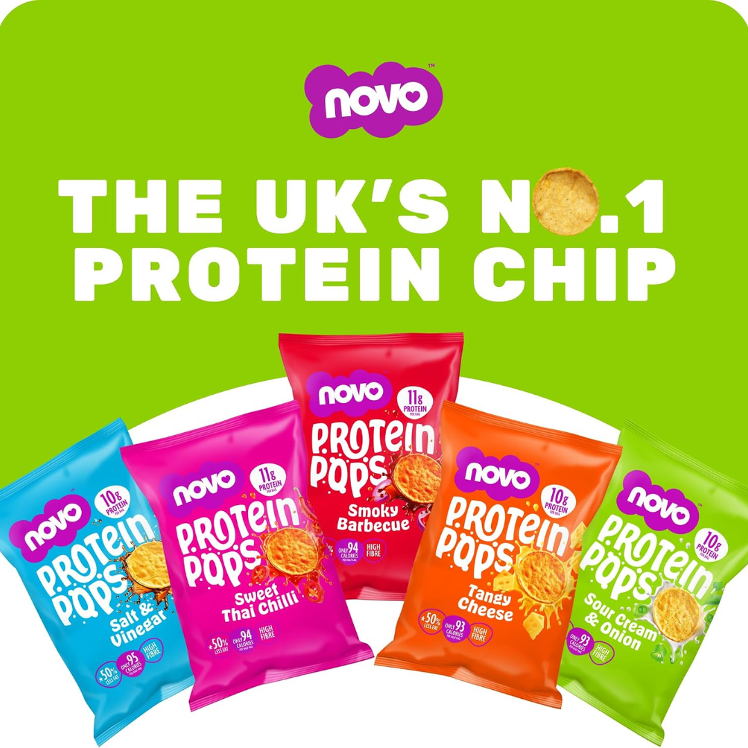 Novo Nutrition Novo Protein Pops 6x45g Sour Cream & Onion