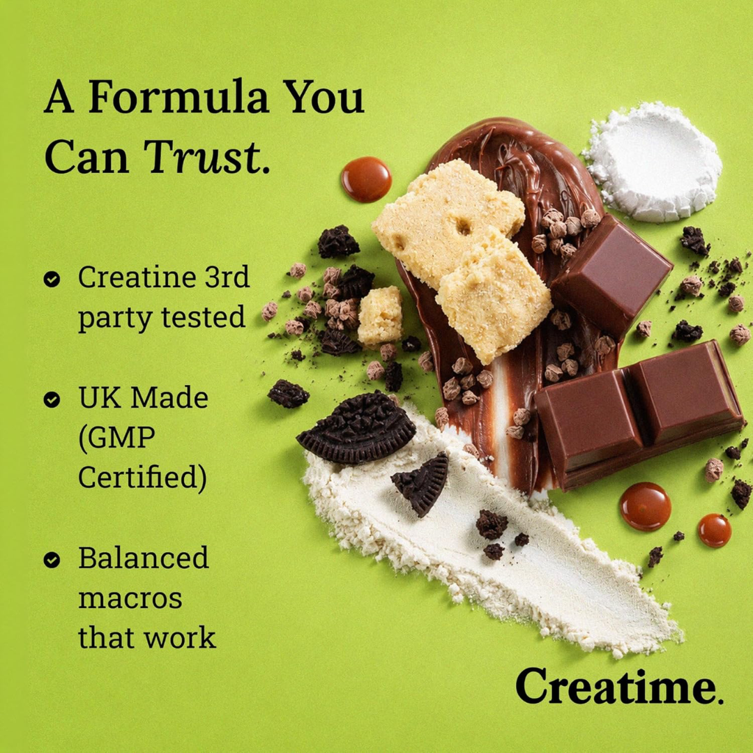 Creatime Creatine Protein Bar 12x50g Cookie Crunch