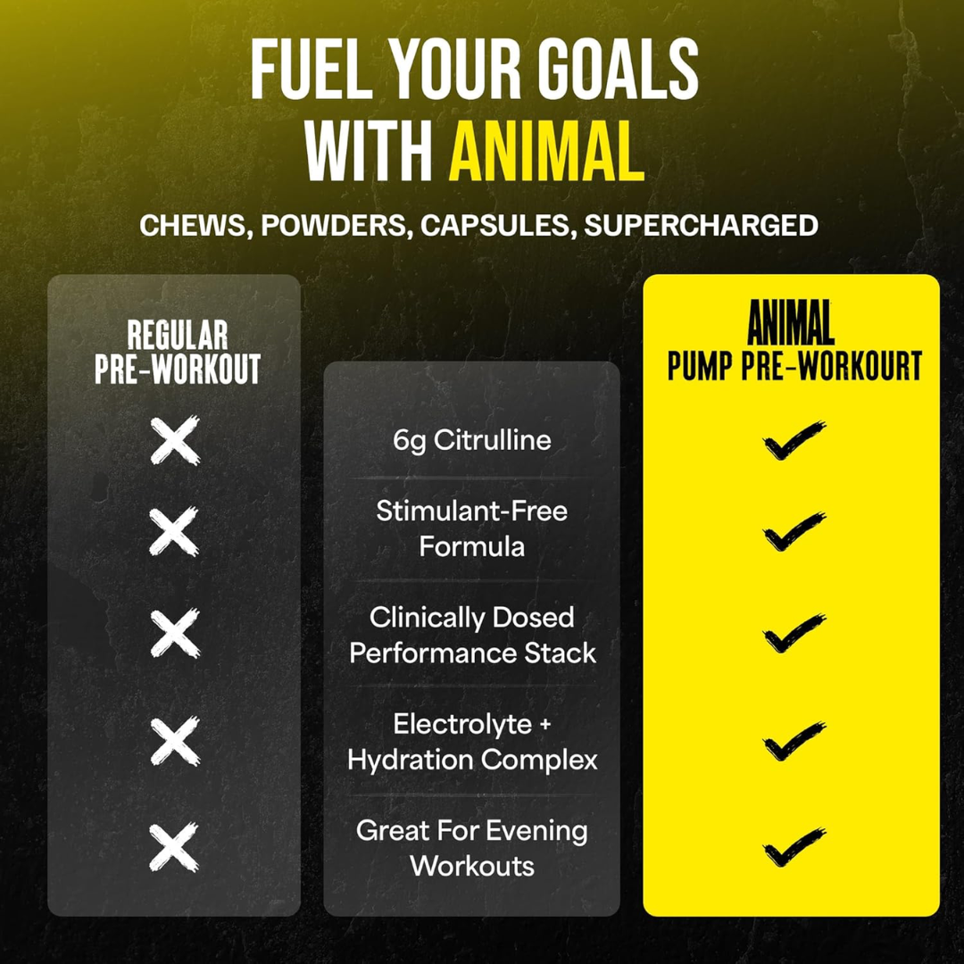 Animal Pump Non Stim 442g Lemon Surge