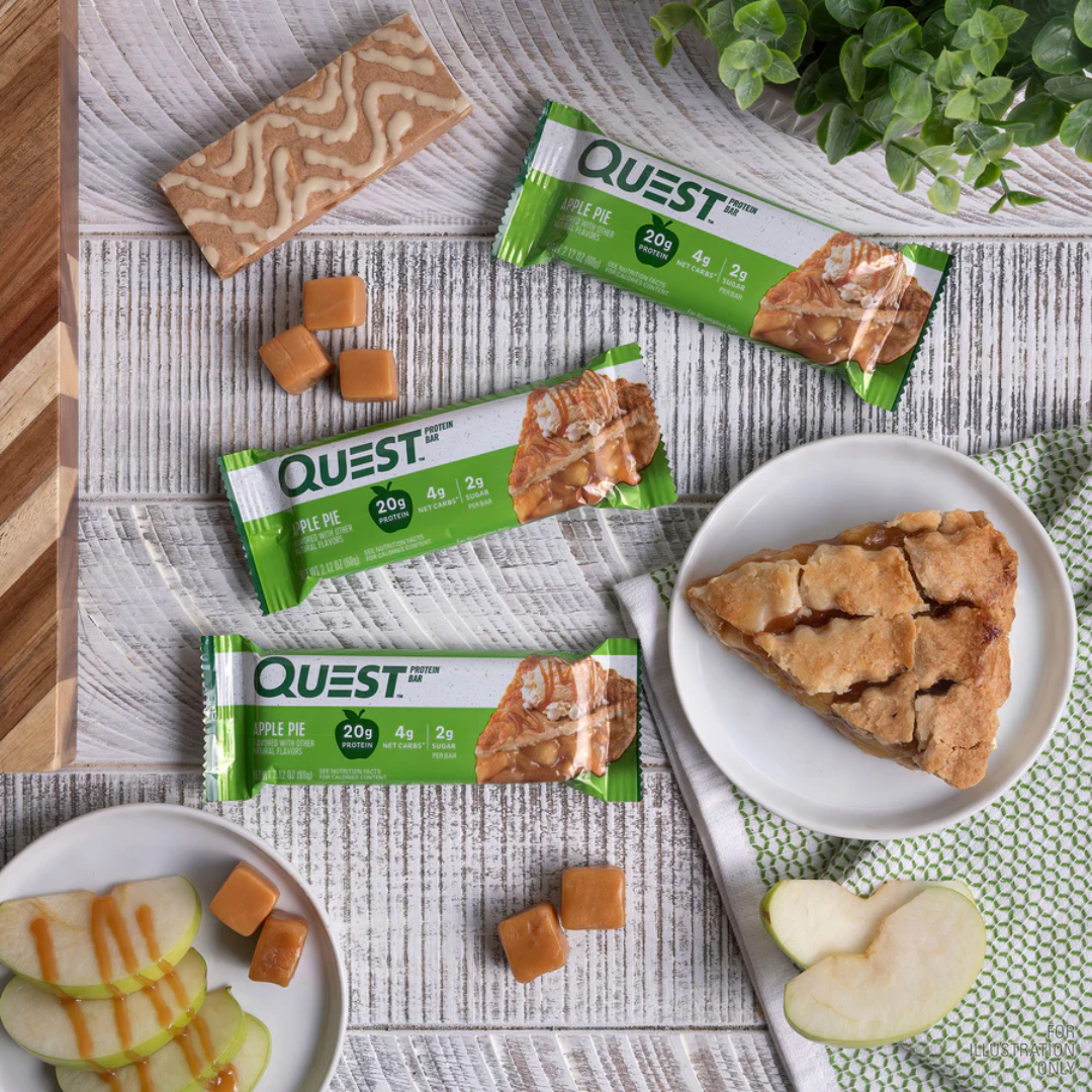 Quest Nutrition Protein Bar 12x60g Apple Pie