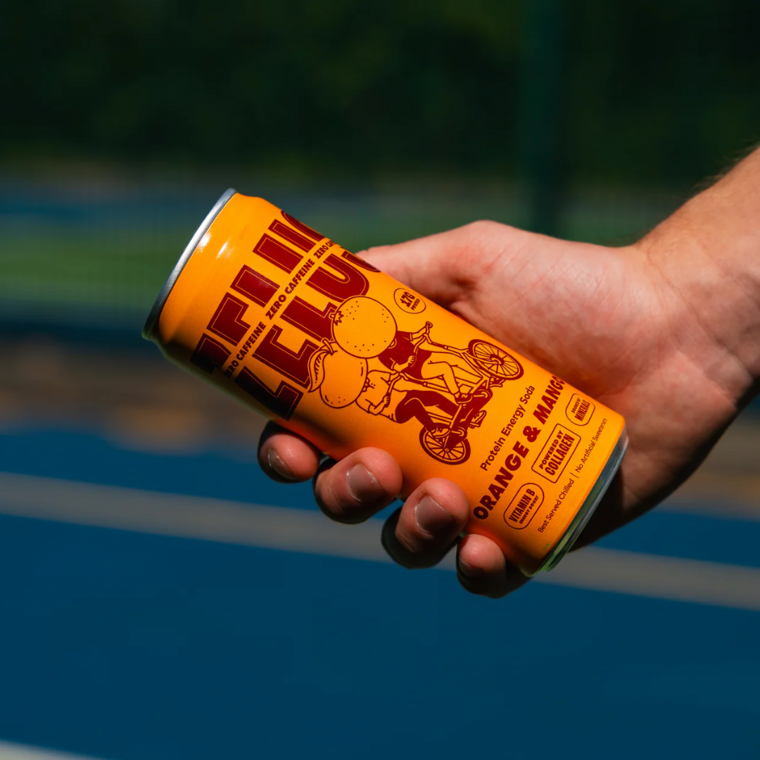 ZELUS Protein Energy Soda ZERO 12x330ml Orange & Mango
