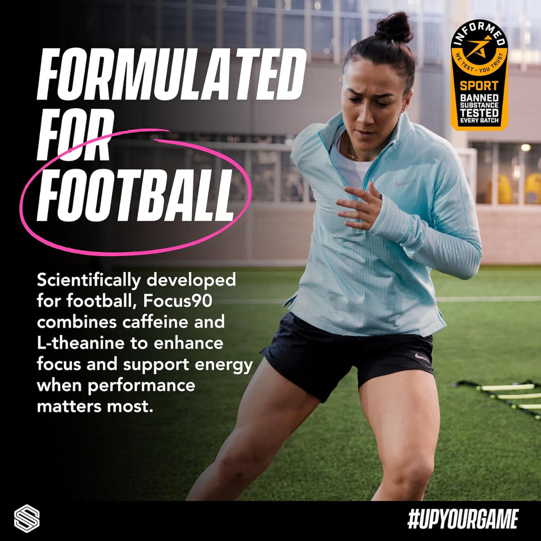 Soccer Supplement Focus Shot Caffeinated Drink 12x60ml Mixed Berry