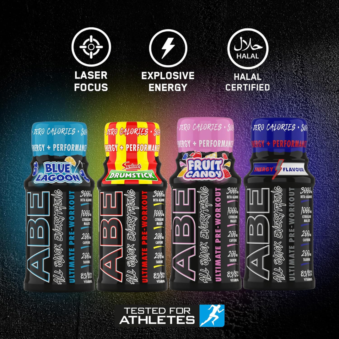 Applied Nutrition ABE (All Black Everything) Shots 60ml Energy