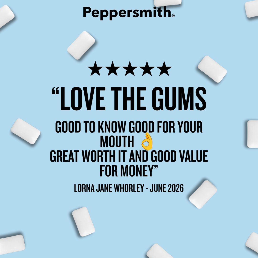 Peppersmith Chewing Gum 12x15g Spearmint