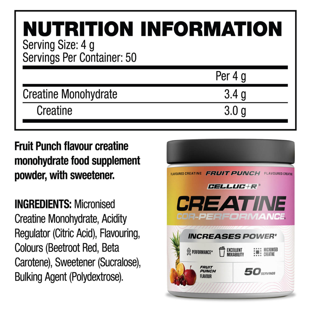 Cellucor Flavoured Creatine 203g Fruit Punch