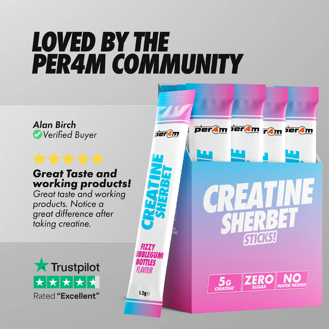 Per4m Creatine Sherbet Sticks 20x6.2g Original