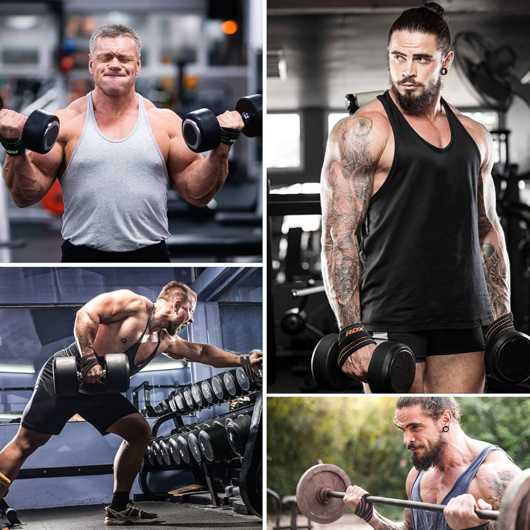 RDX Gym Lifting Cotton 8 Straps S Army Green