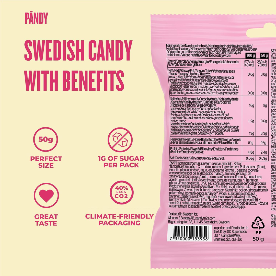 PANDY Candy 14x50g Sweet Hearts (Valentine)