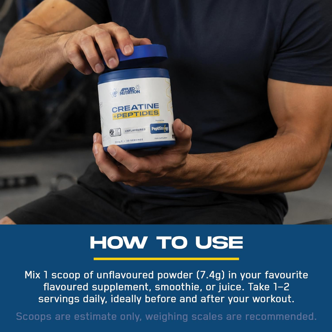 Applied Nutrition Creatine + Peptides 222g Unflavoured