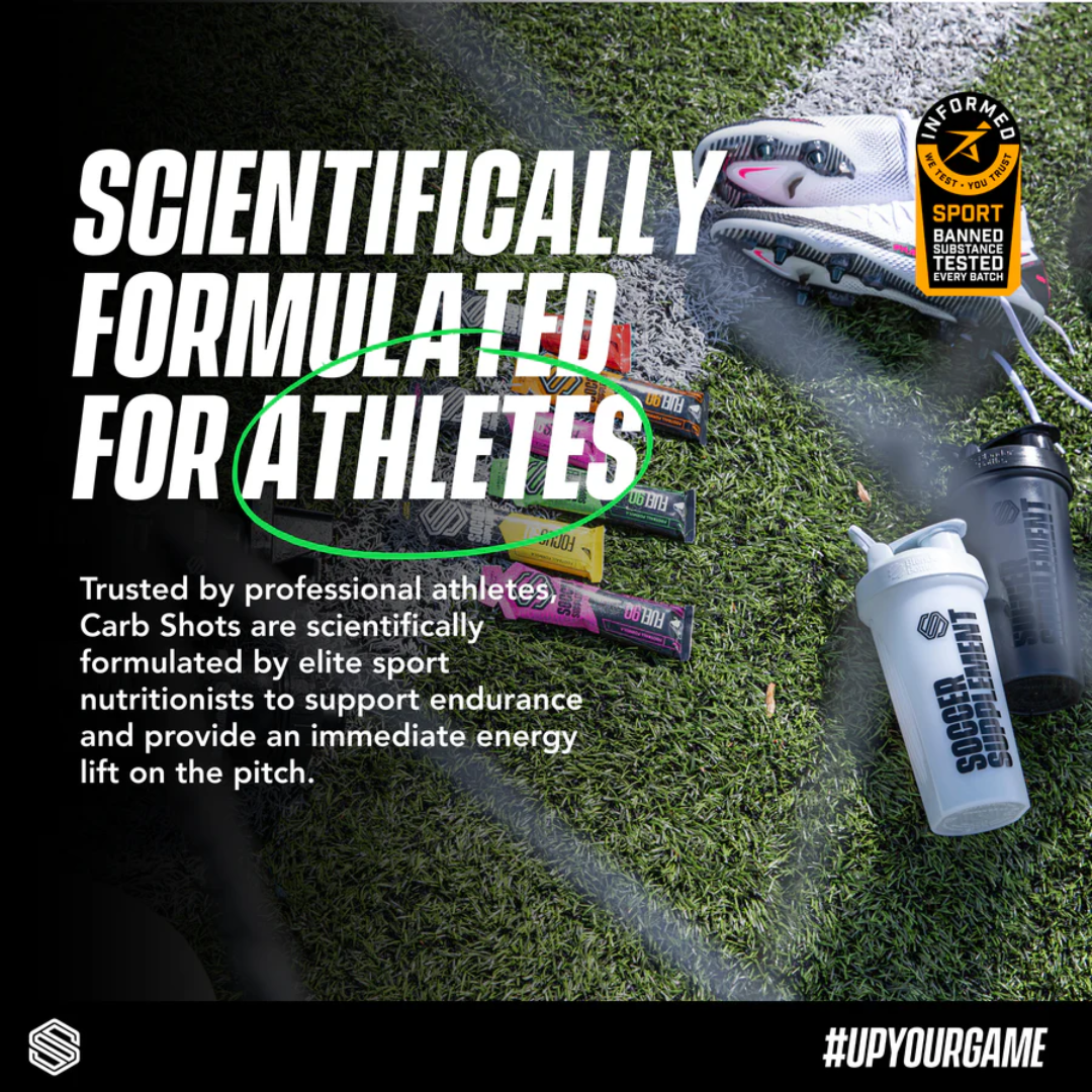 Soccer Supplement Carb Shot 12x100ml Lemon & Lime