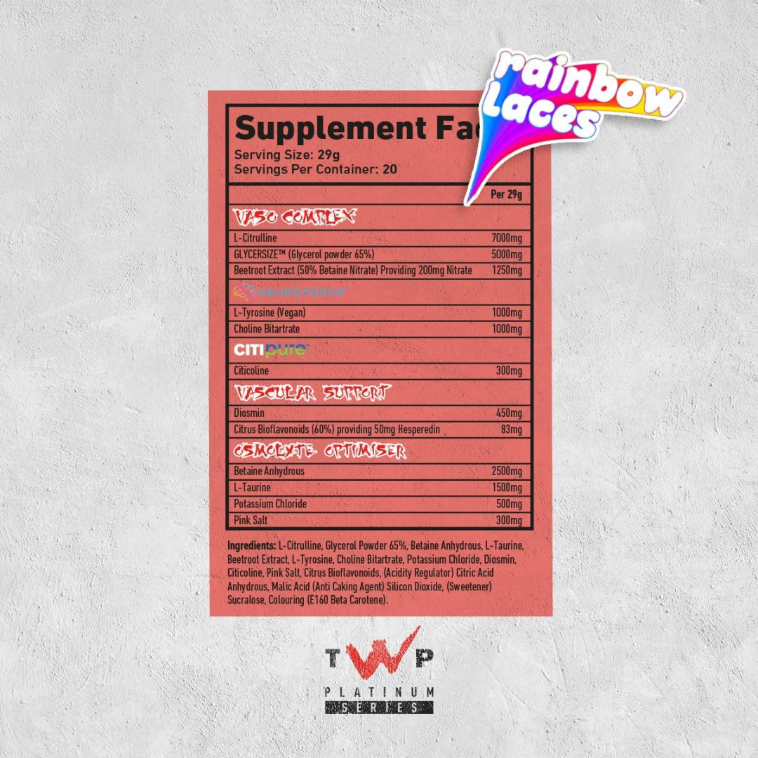 TWP Vari V2 580g Rainbow Laces