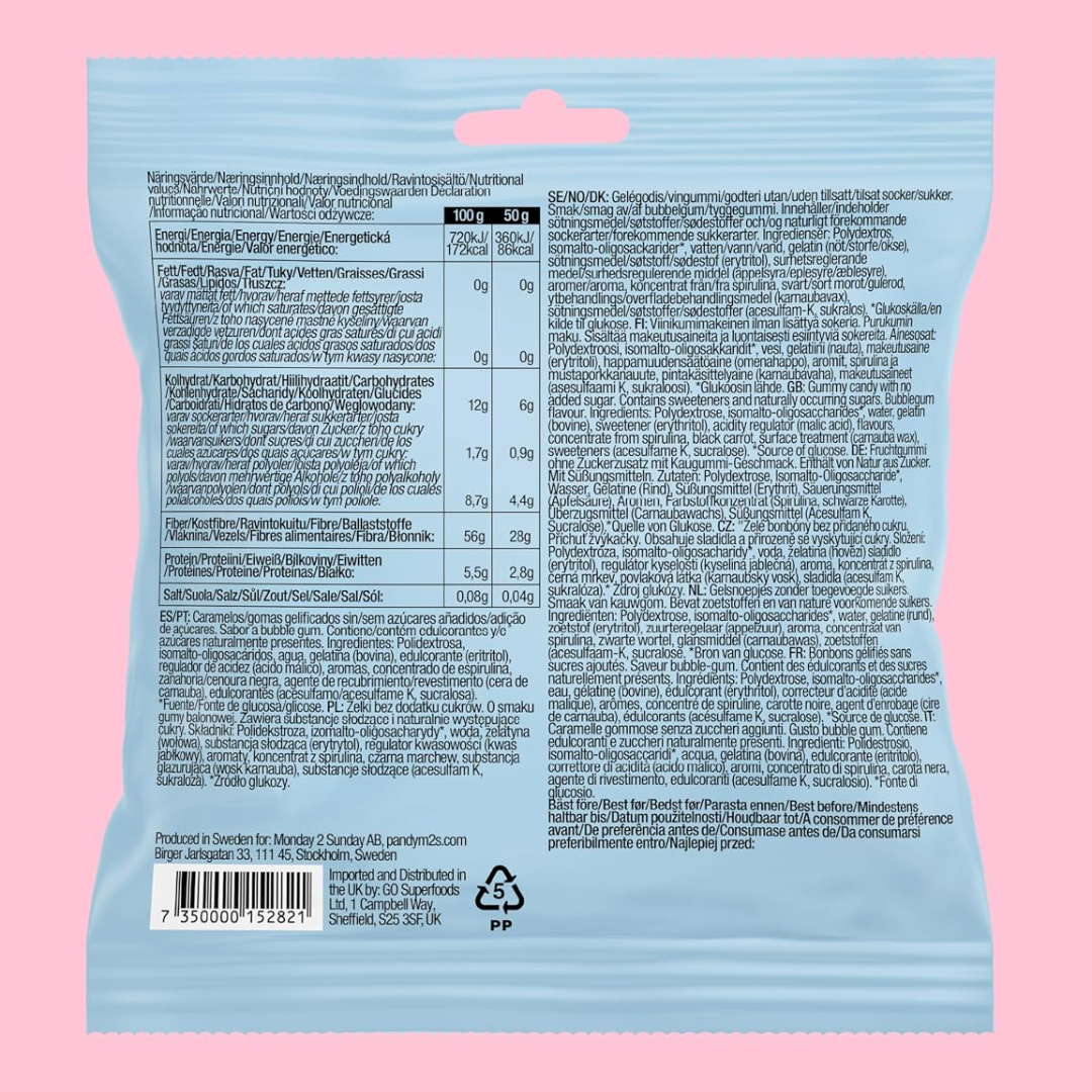 PANDY Candy 14x50g Fizzy Bottles