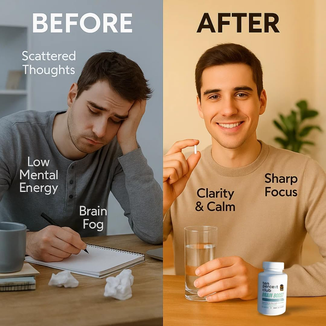 The Ten Percent Club Brain Boost 90 Caps