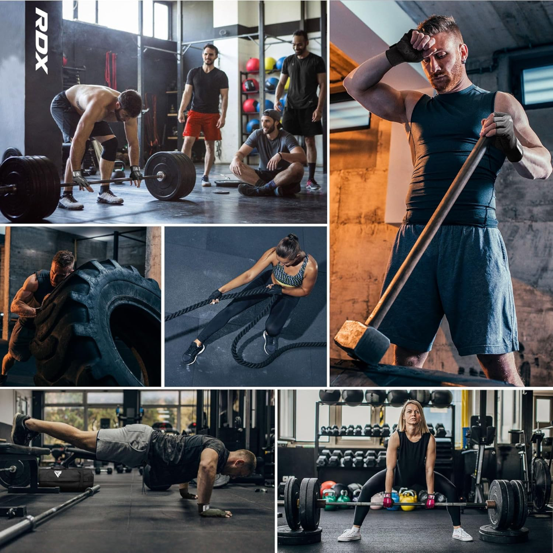 RDX Gym Weight Lifting Gloves W1 Half Plus M Army Green