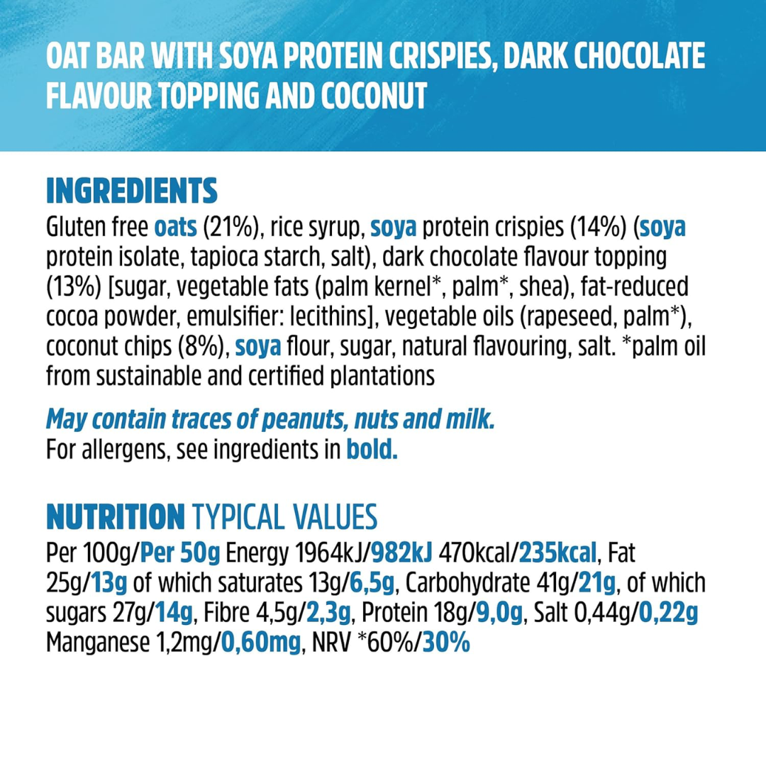 Trek Protein Flapjack 16x50g Cocoa Coconut