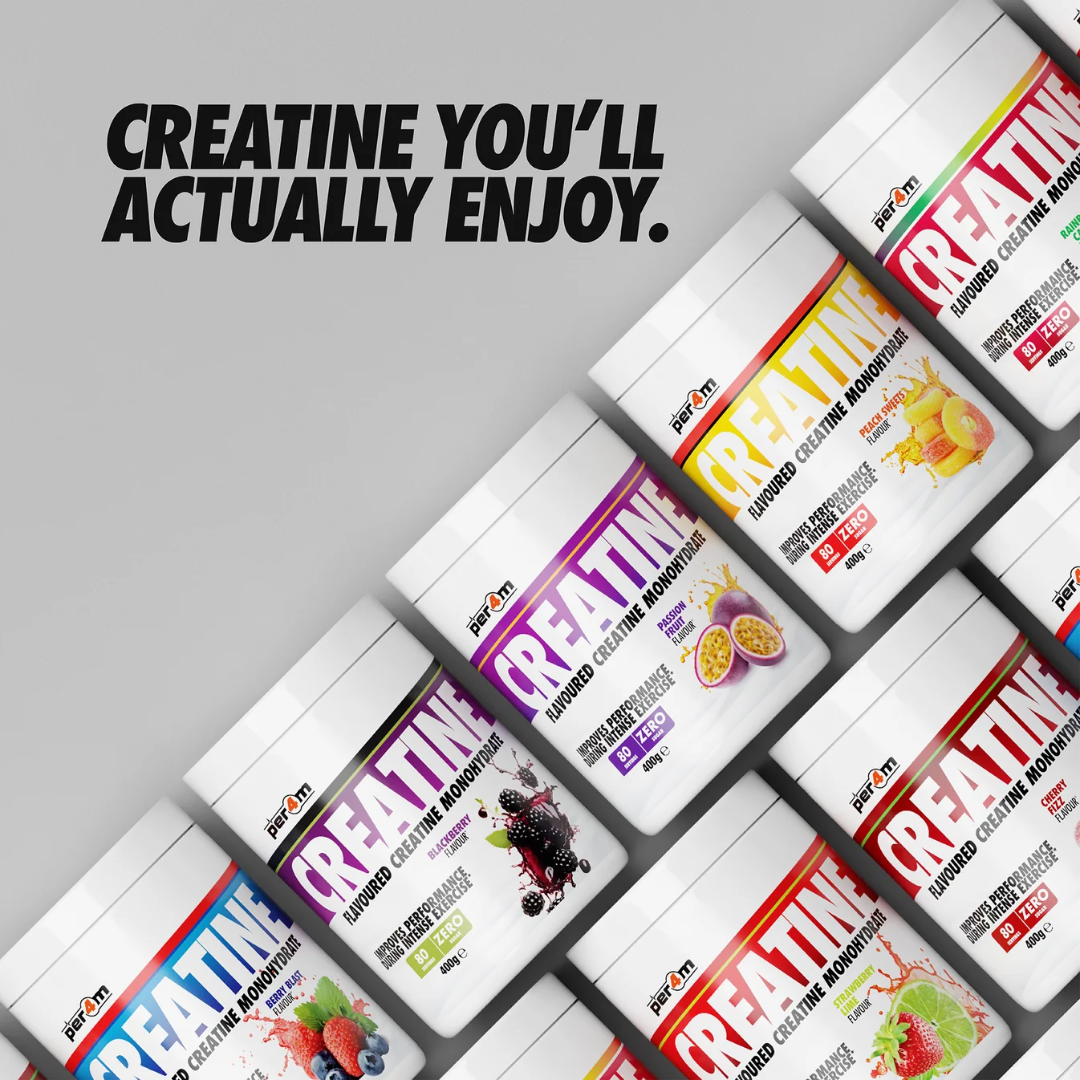 Per4m Creatine 400g Fizzy Bubblegum Bottles