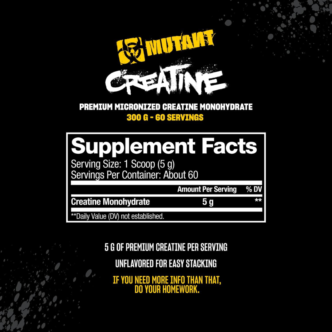 Mutant Creatine Monohydrate 300g