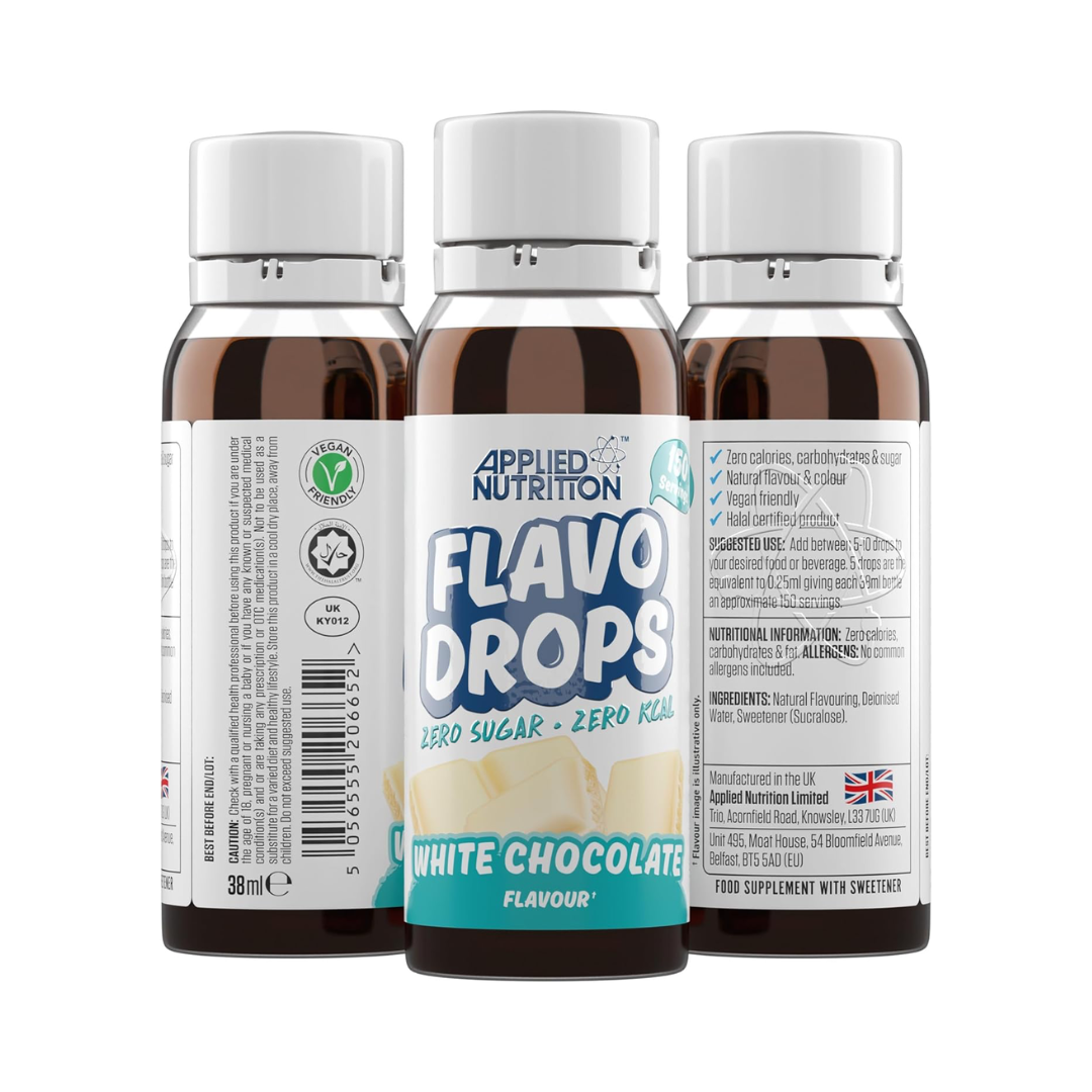 Applied Nutrition Flavo Drops 38ml White Chocolate
