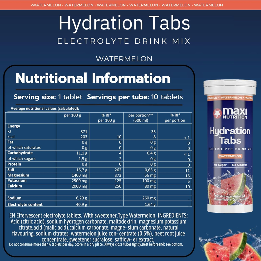 MaxiNutrition Protein Hydration 6x10 Tabs Watermelon