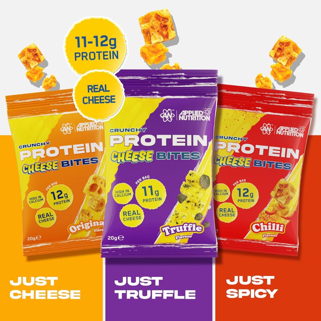 Applied Nutrition Protein Cheese Bites 10x20g Original Cheddar