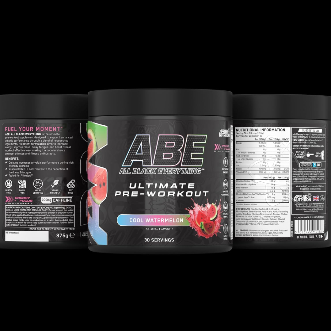 Applied Nutrition ABE (All Black Everything) 375g Cool Watermelon