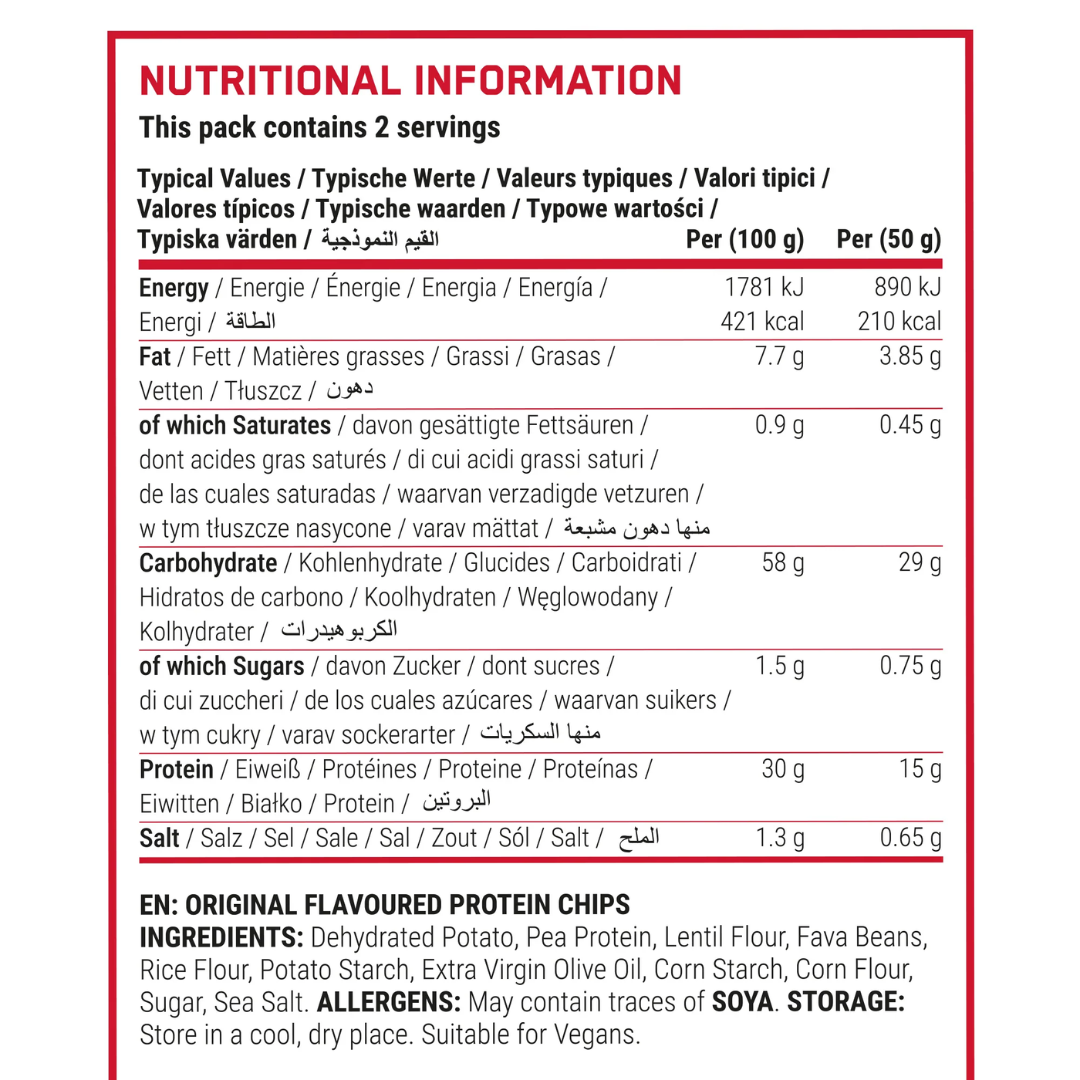 Applied Nutrition Protein Chips 7x50g Original