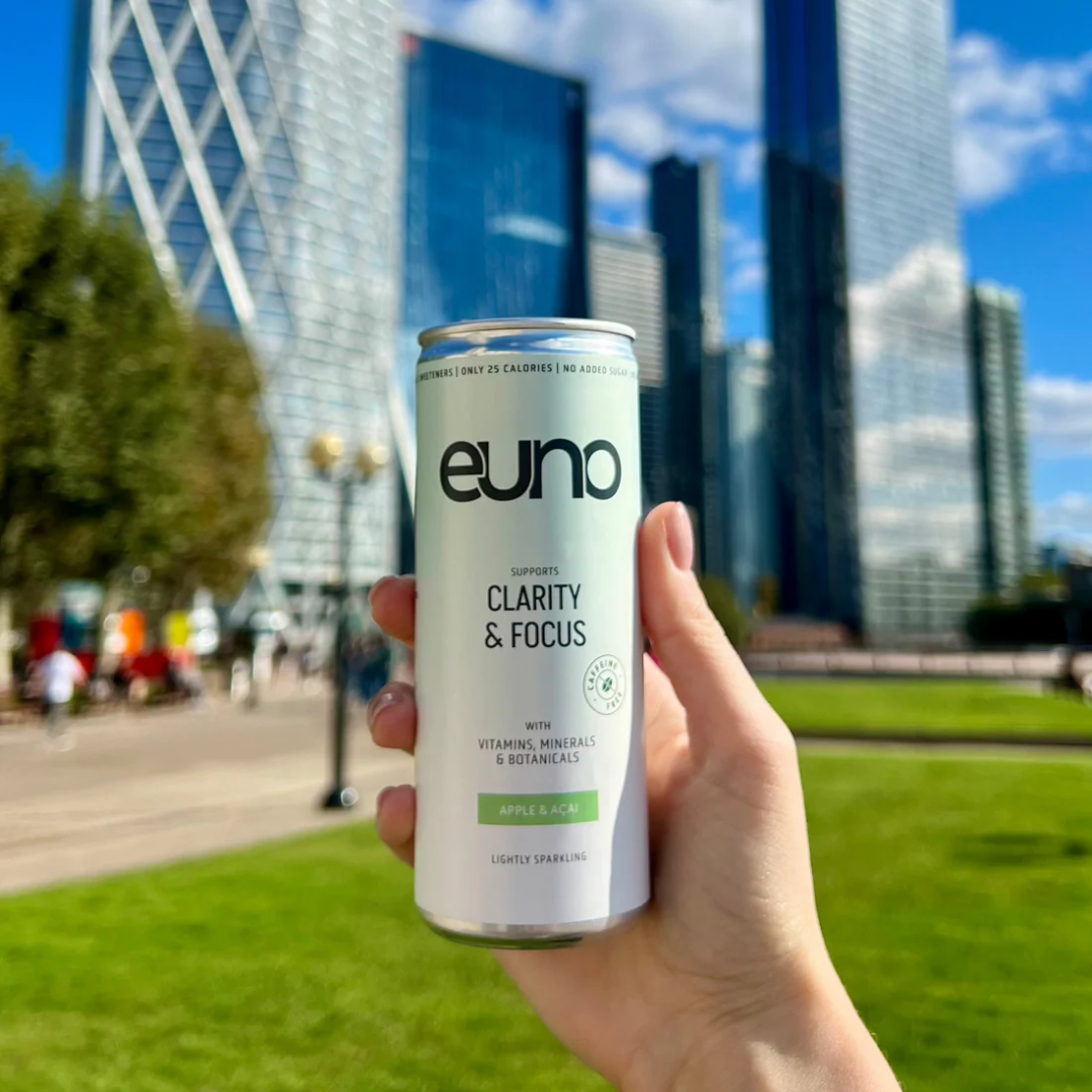 Euno Clarity & Focus Nootropics Drink 12x250ml Apple Acai