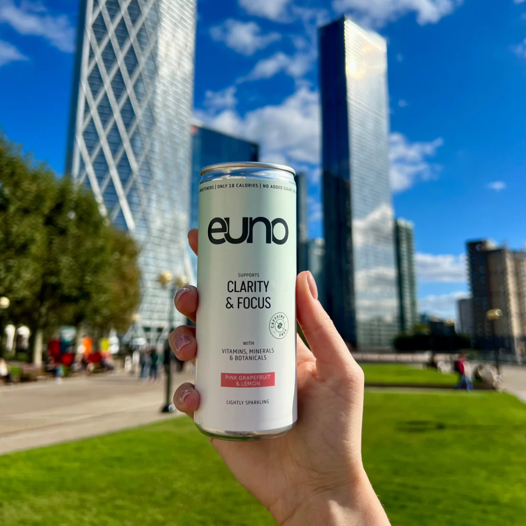 Euno Clarity & Focus Nootropics Drink 12x250ml Pink Grapefruit Lemon